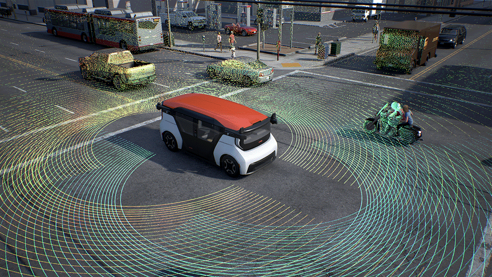 As each sensor is activated, Cruise engineers examine their coverage map to verify the accuracy of the sensor’s placement.