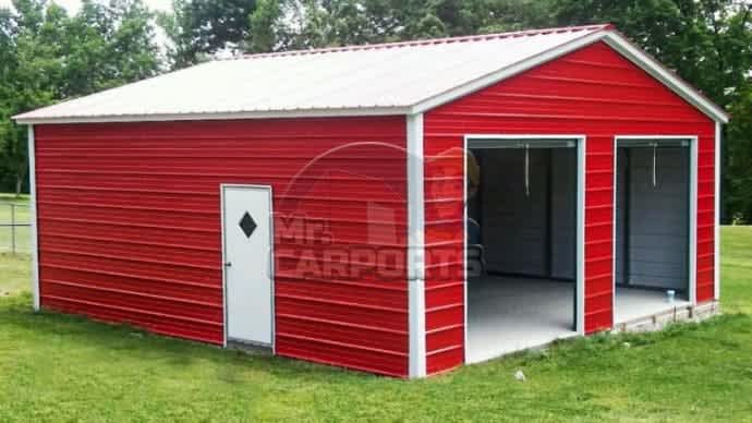 24x30 Metal Garage Building 