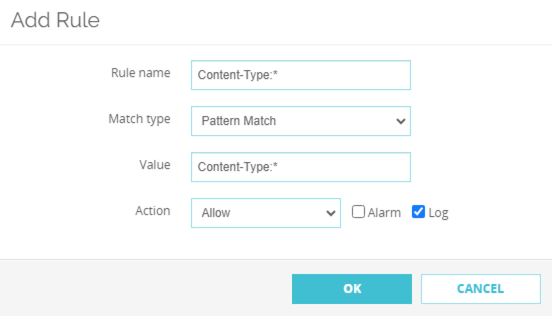 WatchGuard Configure Content Type Logging