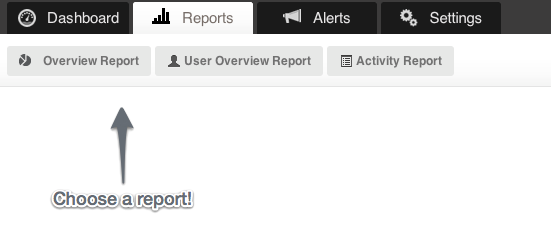 Fastvue reporter dashboard displaying the different report types Fastvue reporter dashboard displaying the different report types