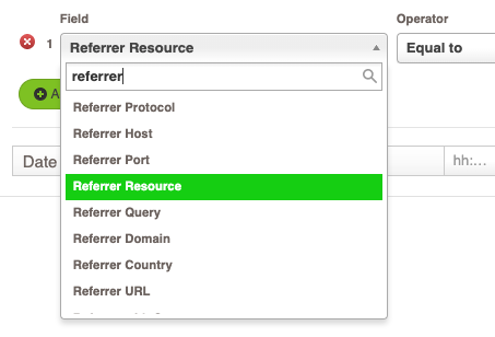 Referrer Fields in Fastvue Reporter Settings