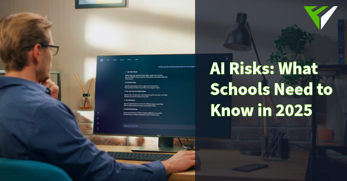 Teacher demonstrating ChatGPT, focusing on the hidden dangers of AI in schools regarding student safety and learning effectiveness Teacher demonstrating ChatGPT, focusing on the hidden dangers of AI in schools regarding student safety and learning effectiveness