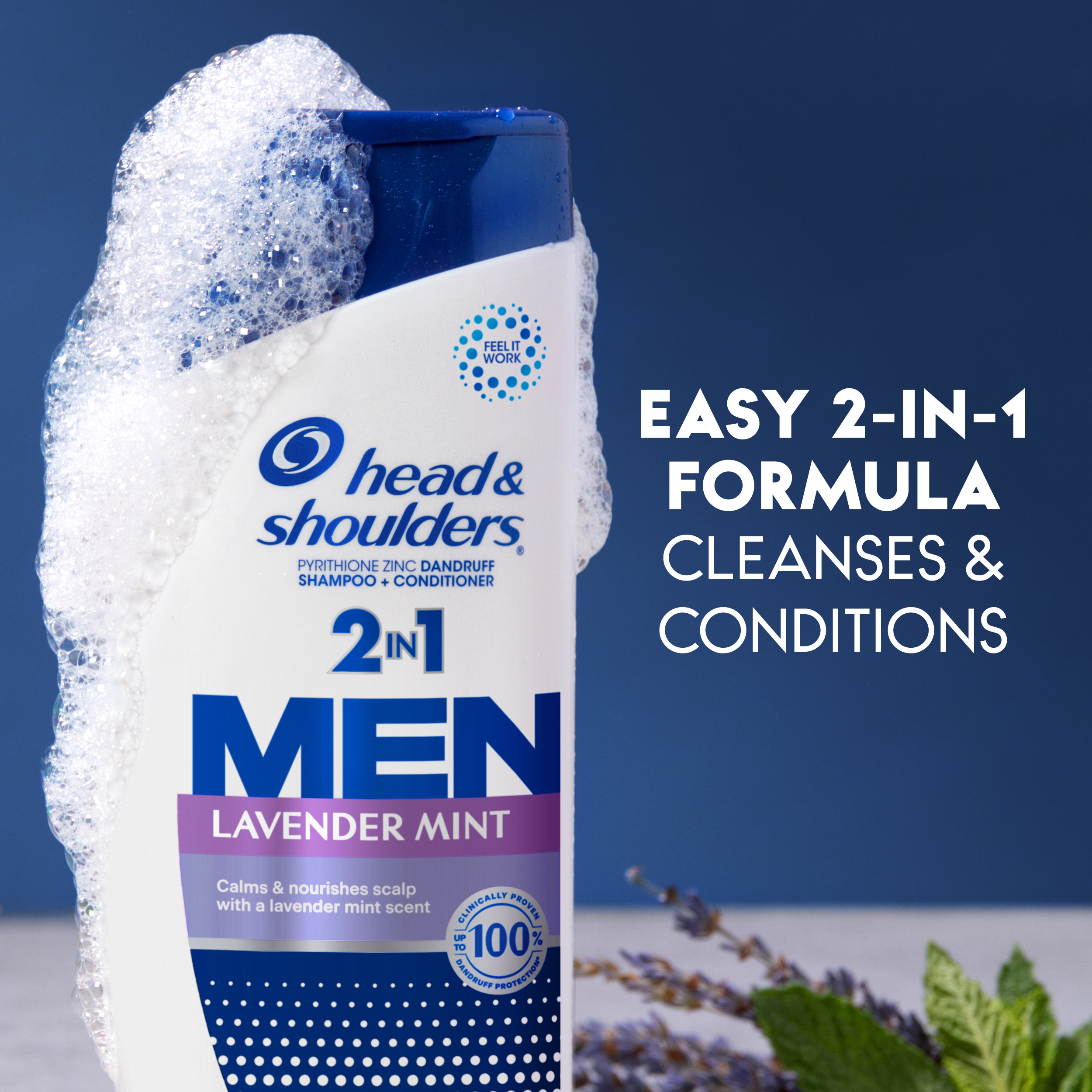 Head and shoulders 2025 lavender