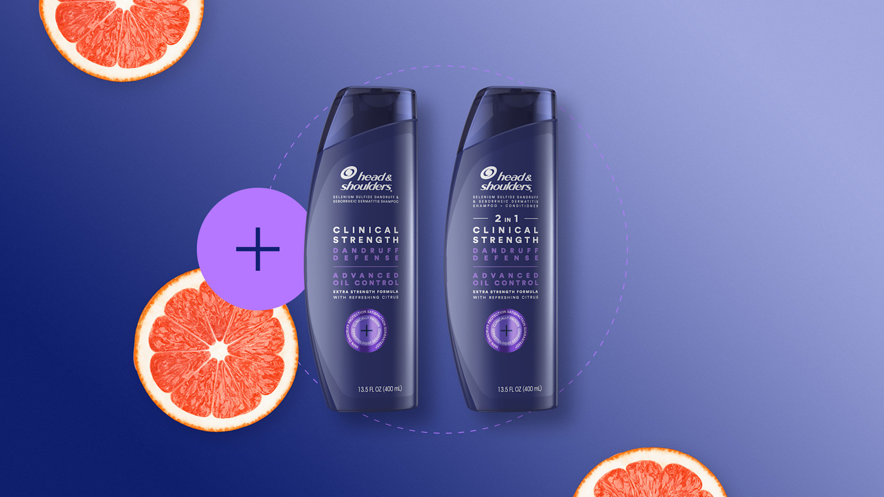 Advanced oil control removes oil, dandruff residue and build-up Advanced oil control removes oil, dandruff residue and build-up