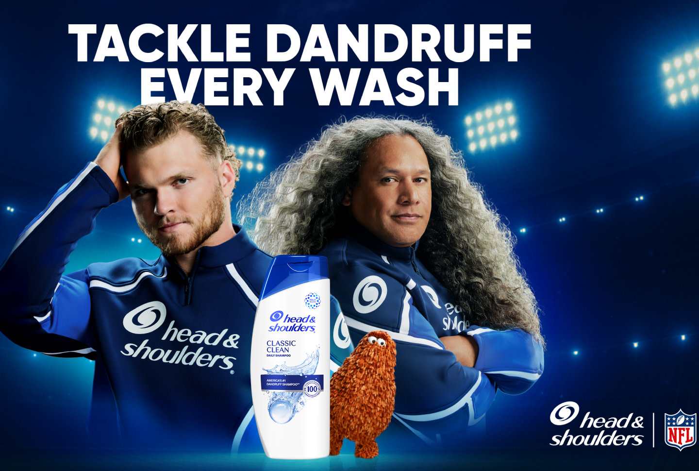 Drafts NFL Star Aidan Hutchinson to join Troy Polamalu in Tackling Dandruff-Causing Microbes in New Football Campaign Drafts NFL Star Aidan Hutchinson to join Troy Polamalu in Tackling Dandruff-Causing Microbes in New Football Campaign
