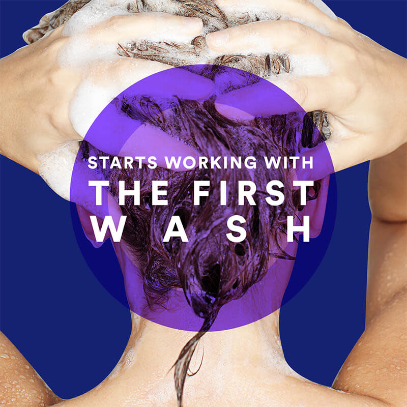 Starts working with the first wash Starts working with the first wash