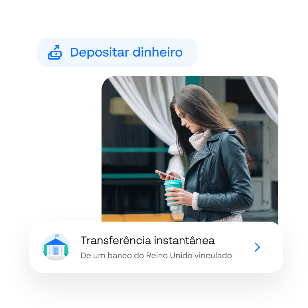 PT Transferências bancárias mais fáceis e instantâneas - visual