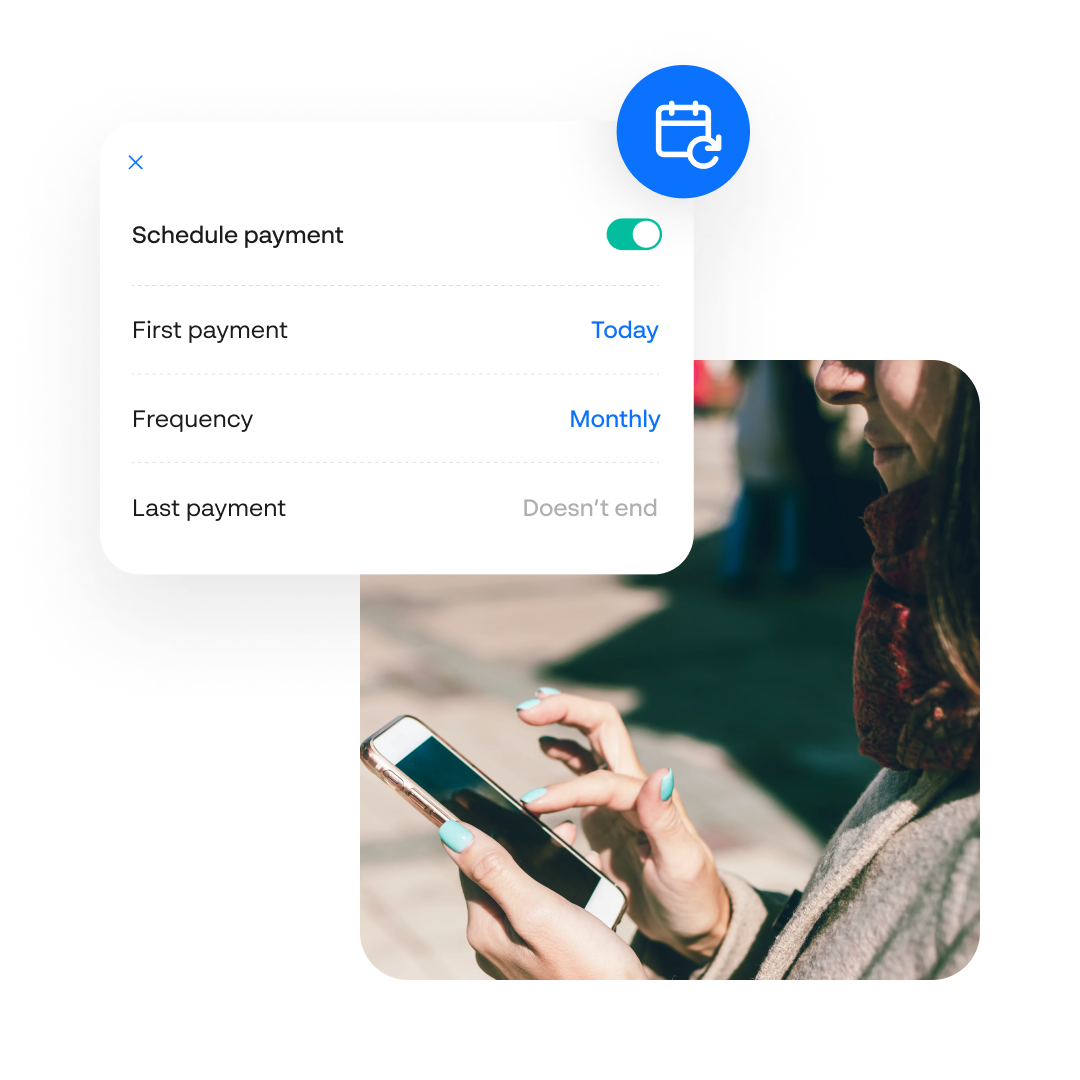 EN Payments > Set up recurring payments