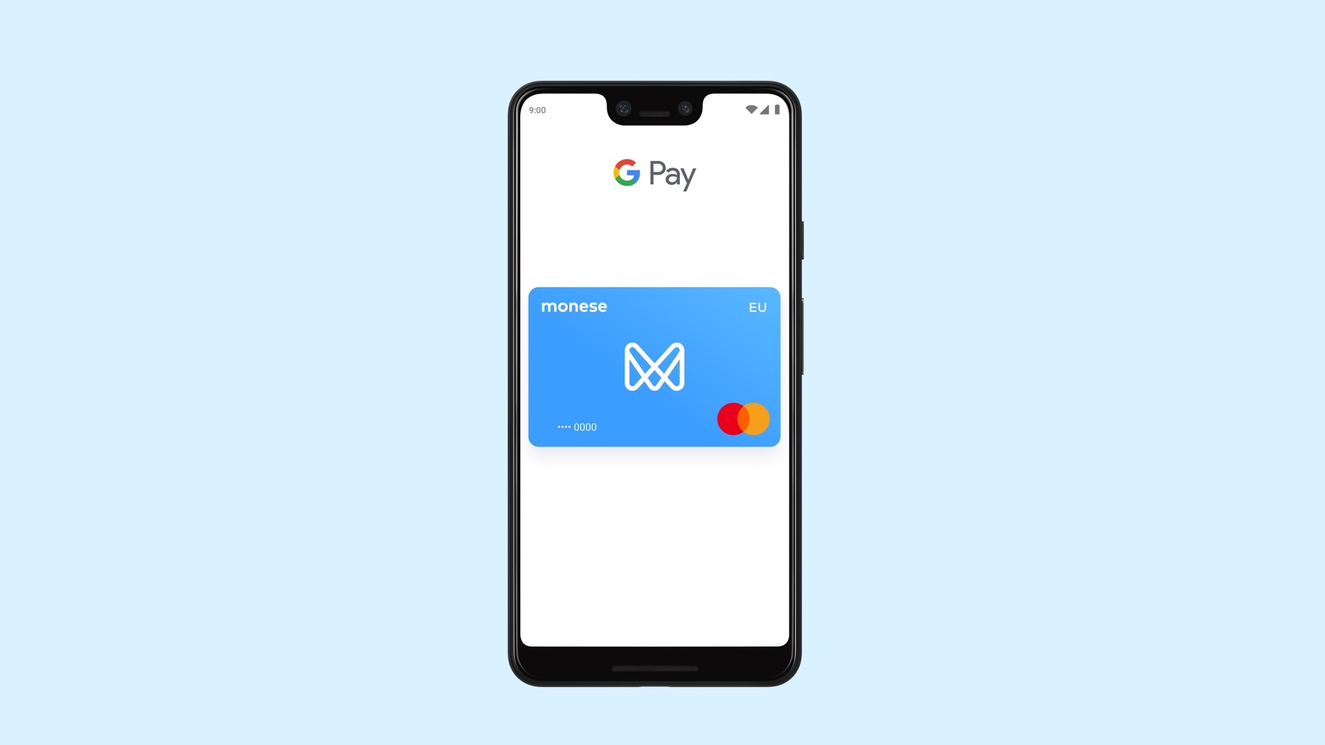 Monese card Google Pay