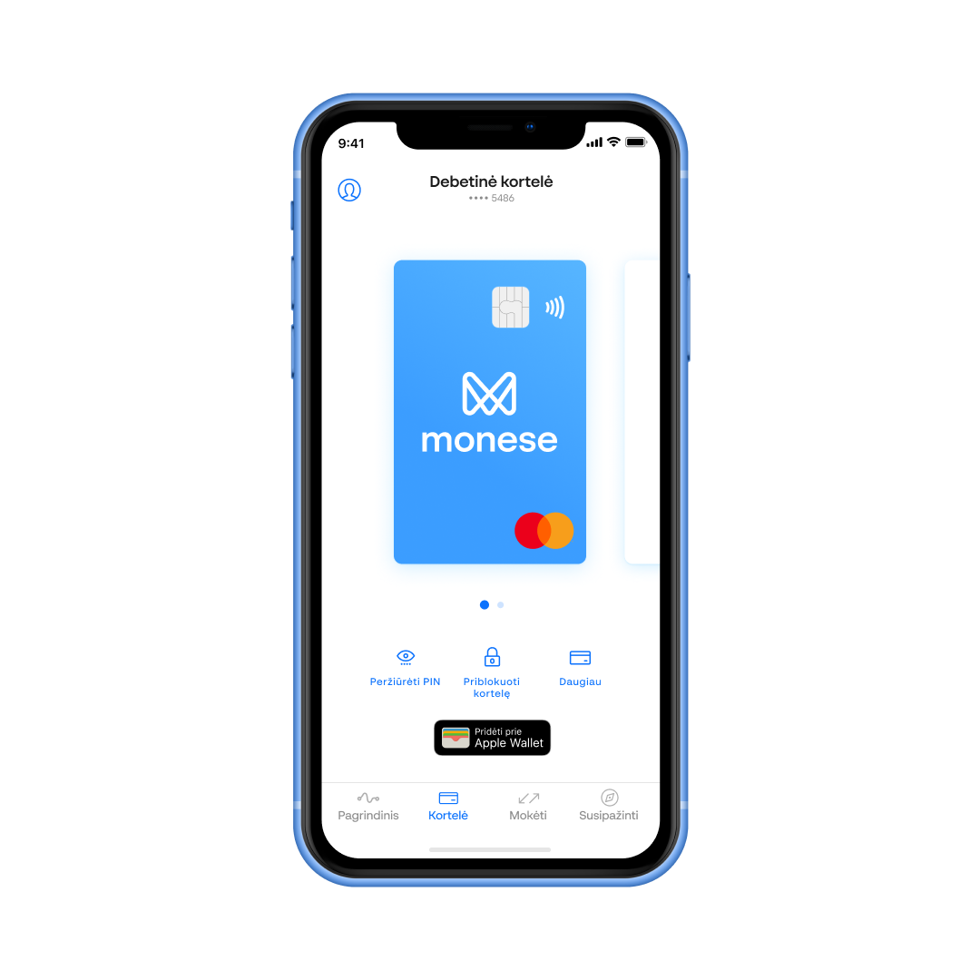 LT Set up Apple Pay with Monese