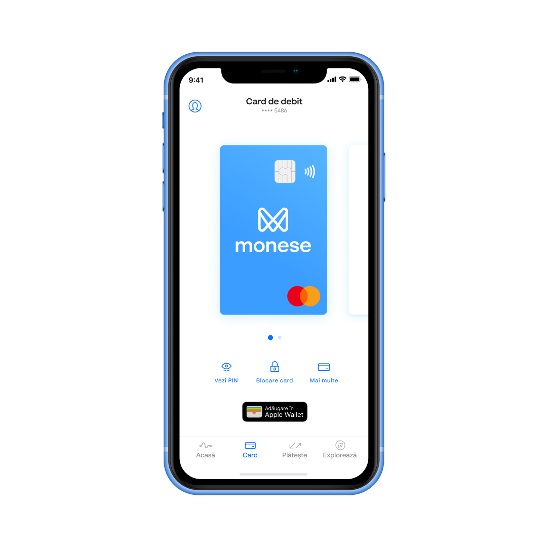 RO Set up Apple Pay with Monese