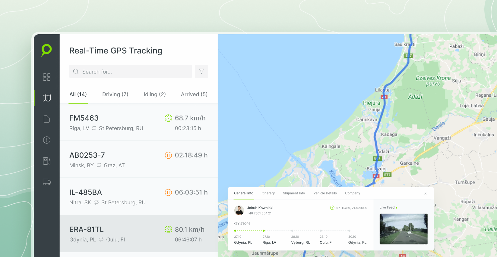 Fleet Management and Tracking Features for Logistics