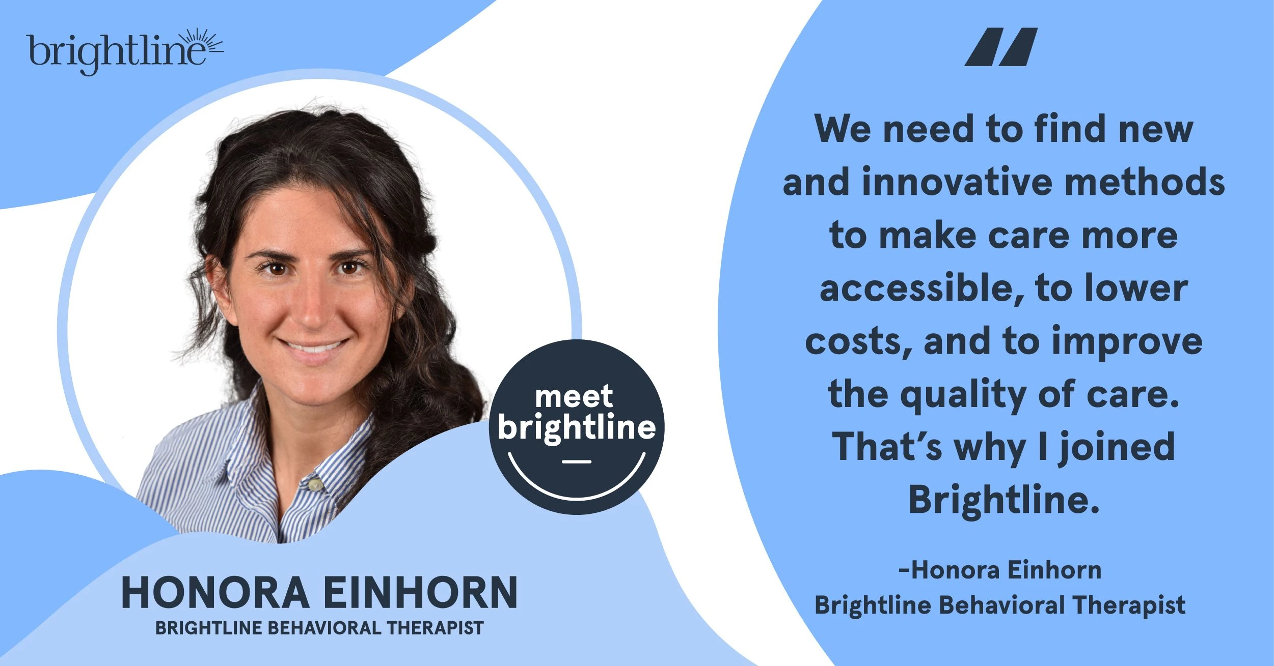 Honora Einhorn Brightline behavioral therapist