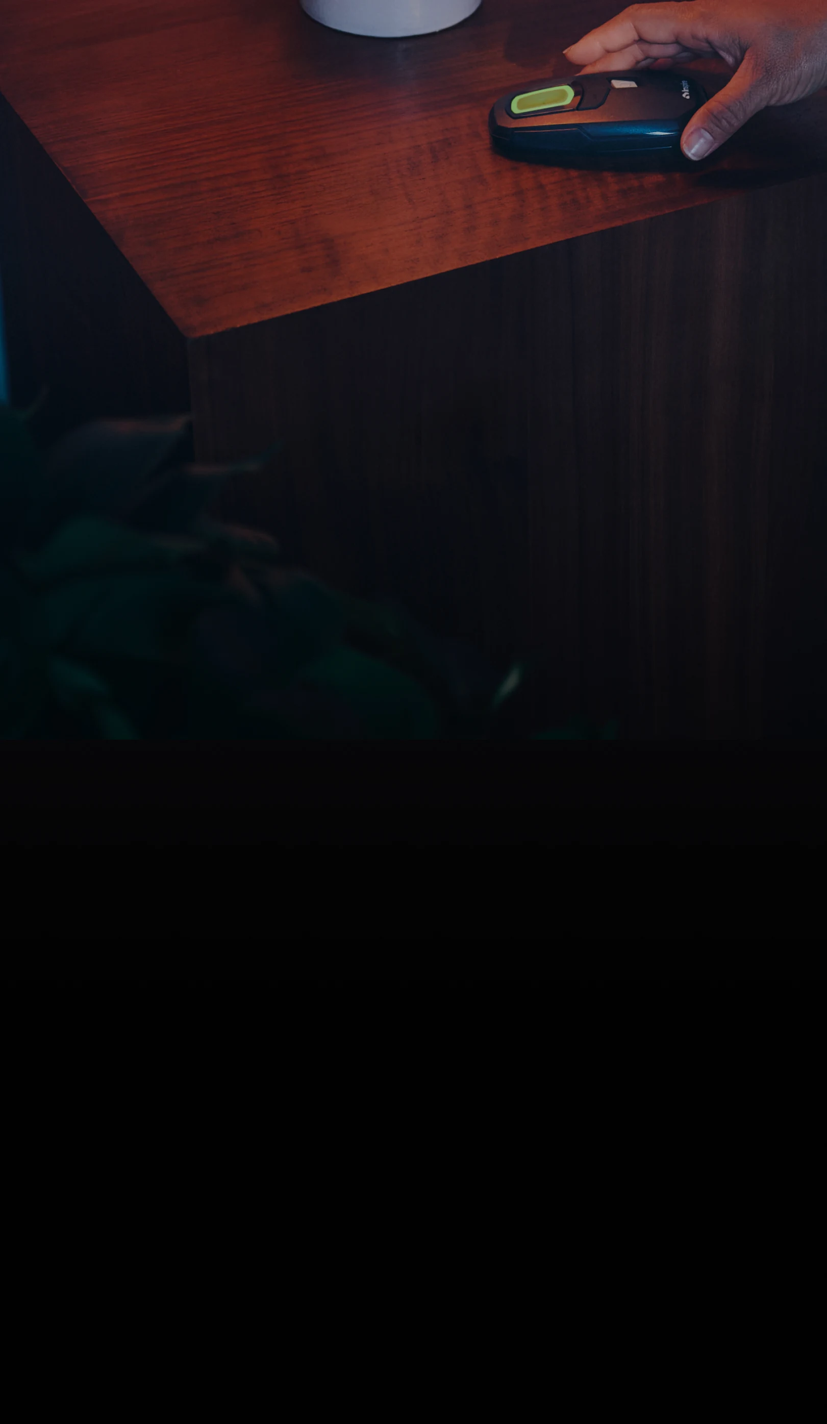 remote on night stand Mobile