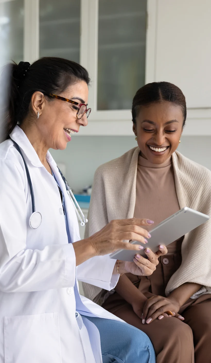 M-Inspire Doctor and patient