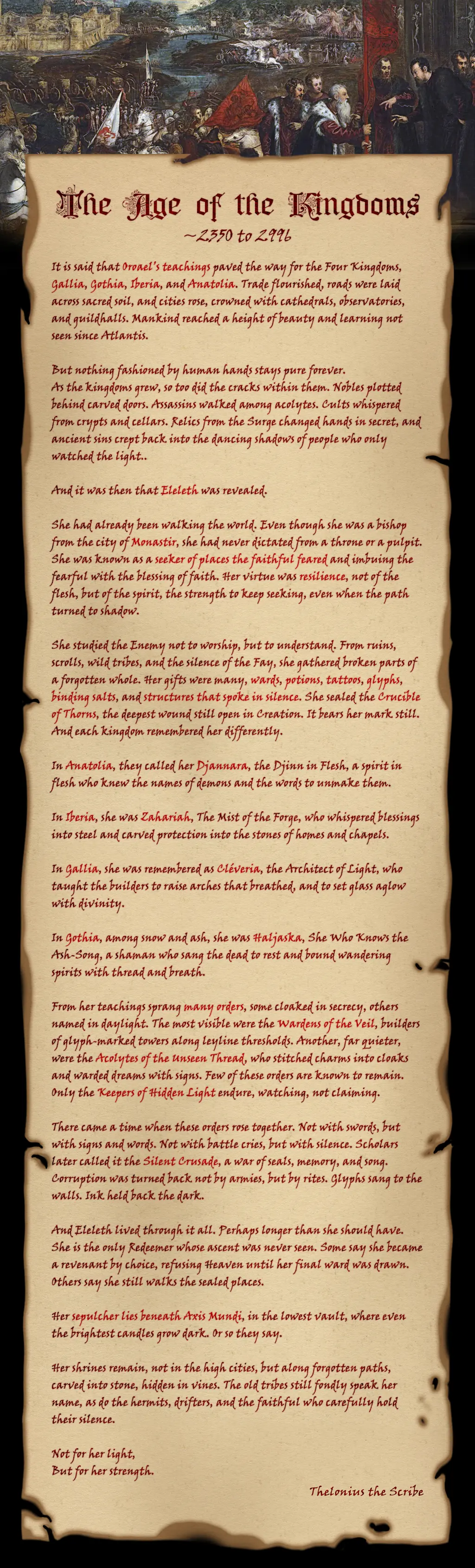 Thelonius 4 Age of Kingdoms