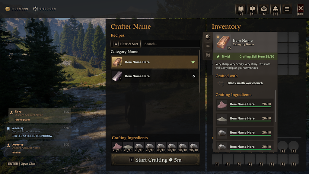 externalcrafting itemhighlighted