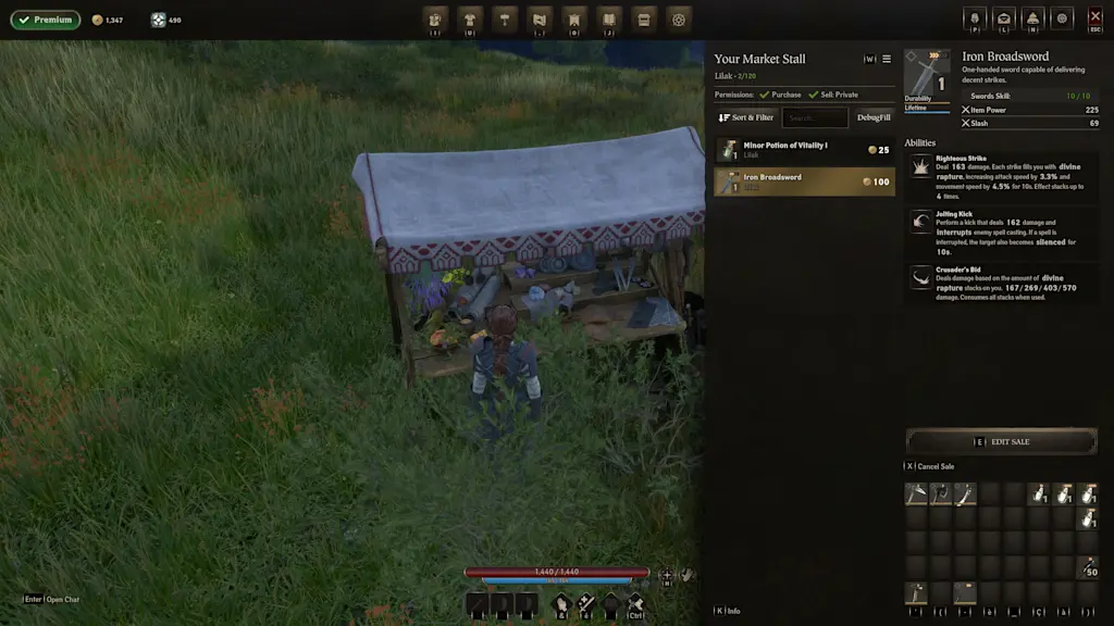 Market UI