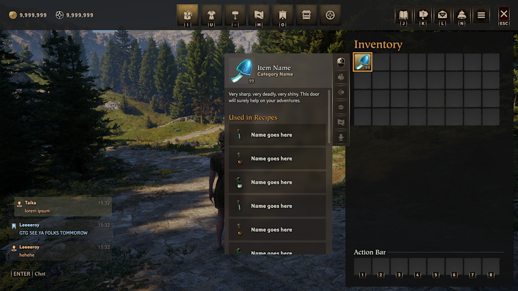 inventory itemhighlighted