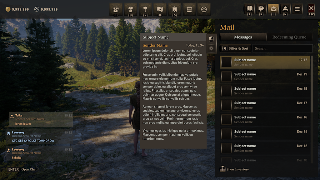 mail messagehighlighted