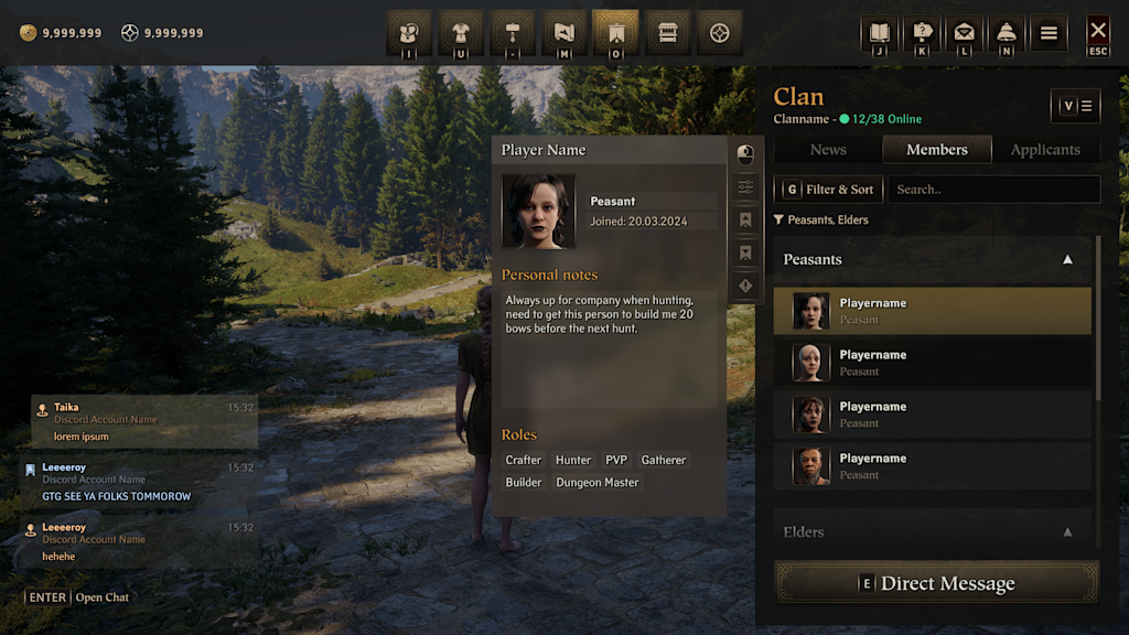clan memberstab