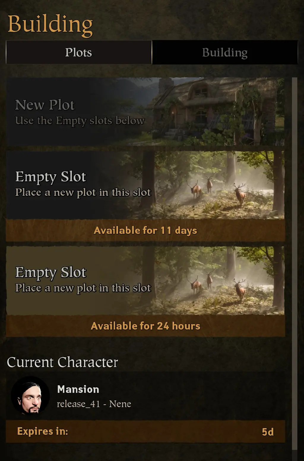 Plot Slots
