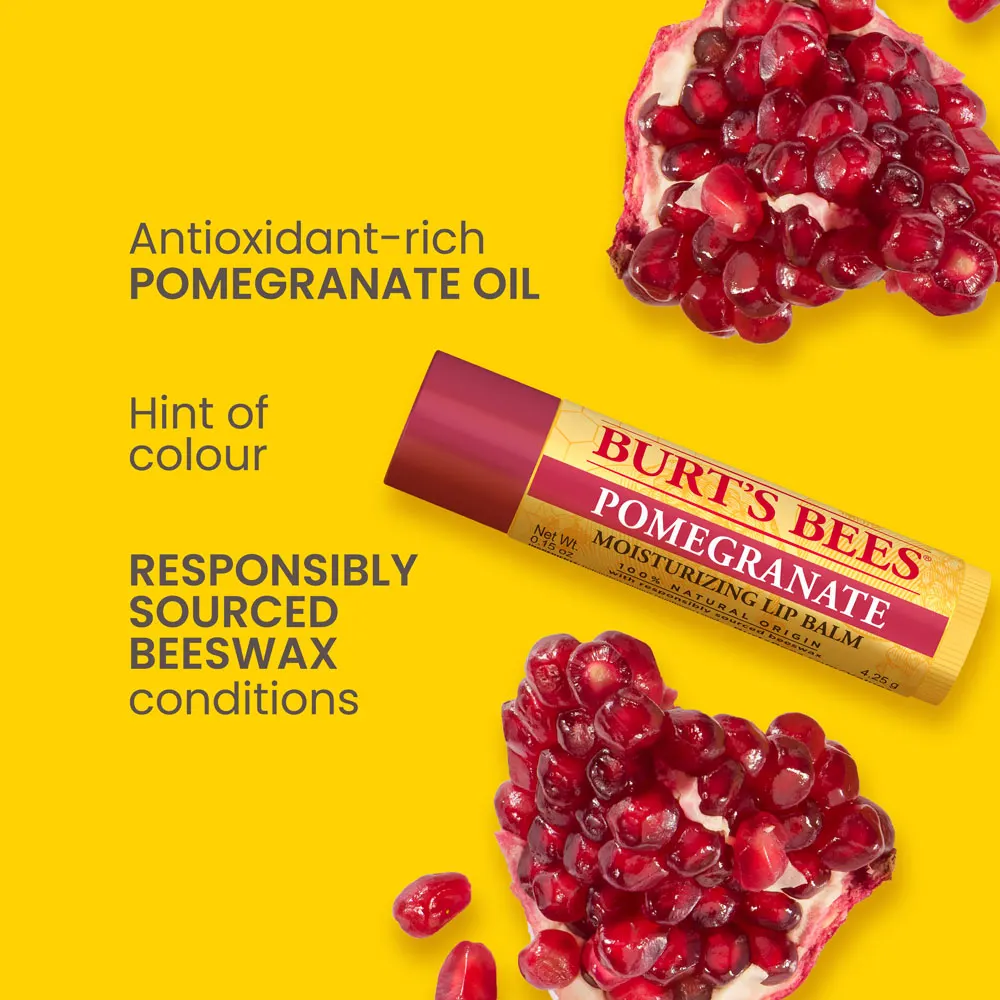 Pomegranate Lip Balm Burt's Bees UK