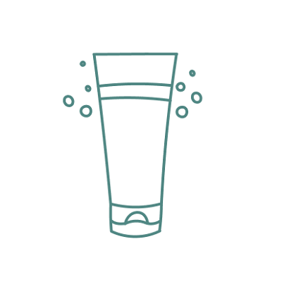 illustration of a cleanser bottle