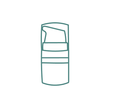 illustration of eye cream bottle