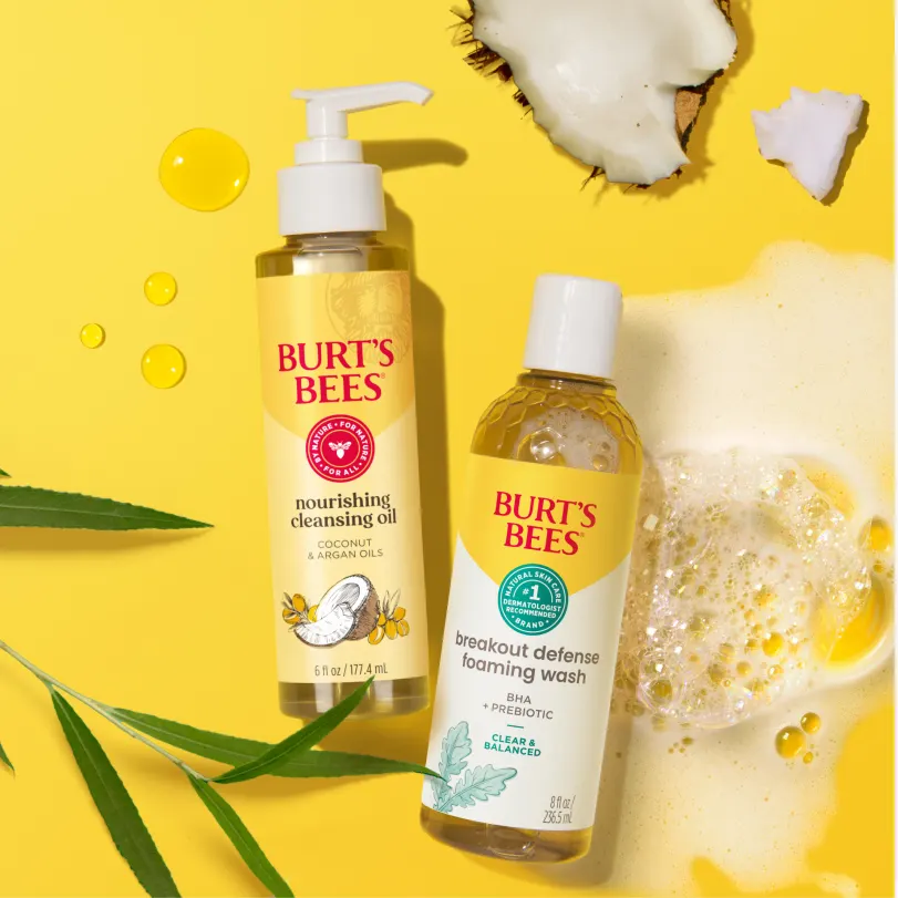 nourishing cleansing oil and breakout defense forming wash