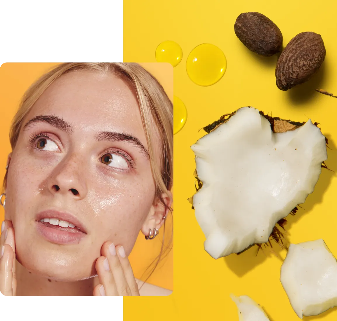coconut and model