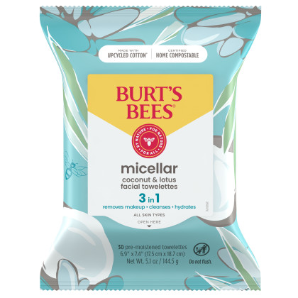 Micellar Makeup Removing Towelettes with Coconut & Lotus