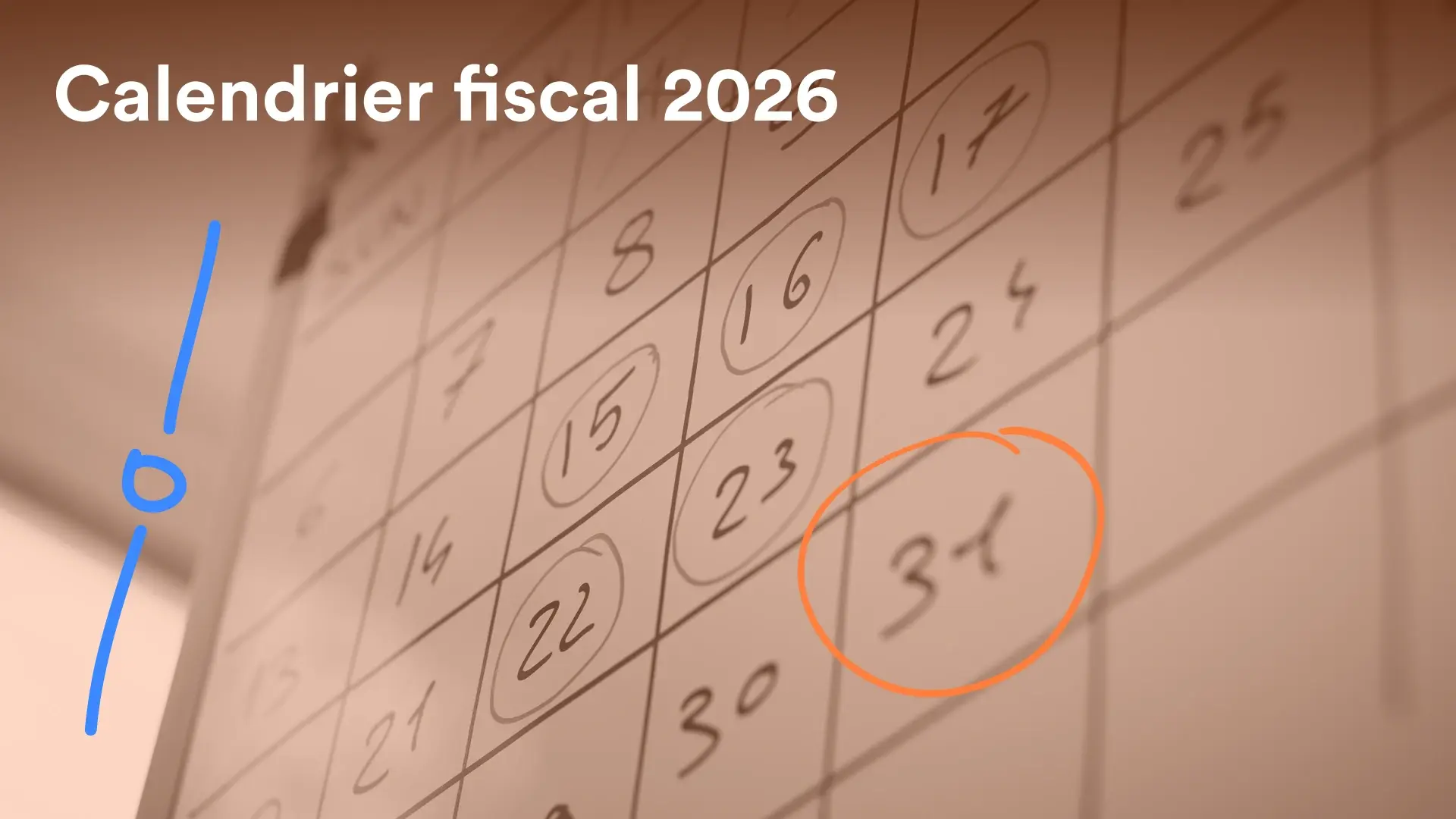 Cover article calendrier fiscal 2026