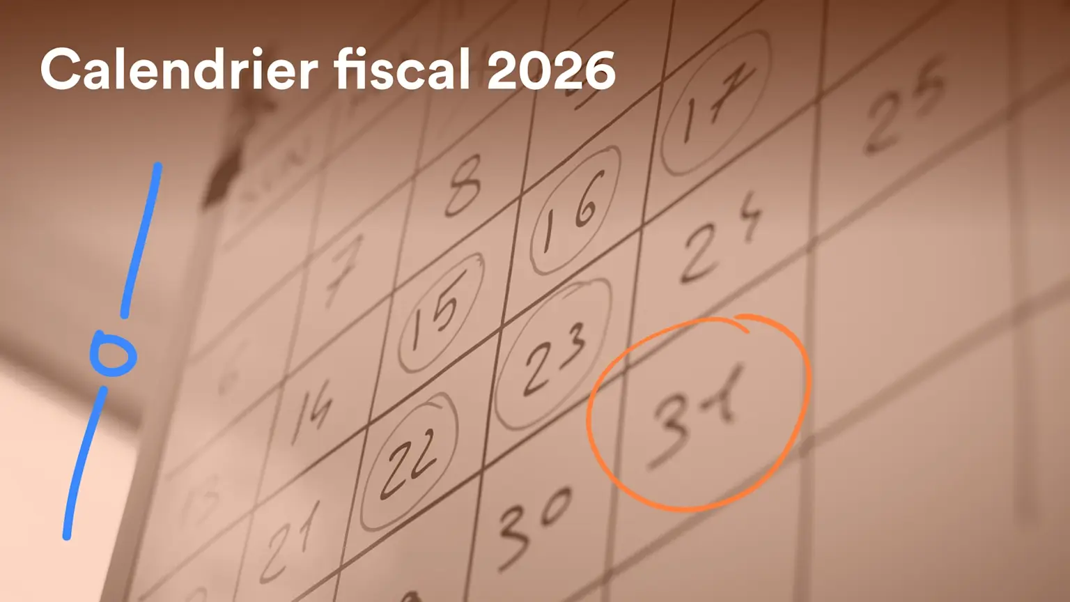 Cover article calendrier fiscal 2026