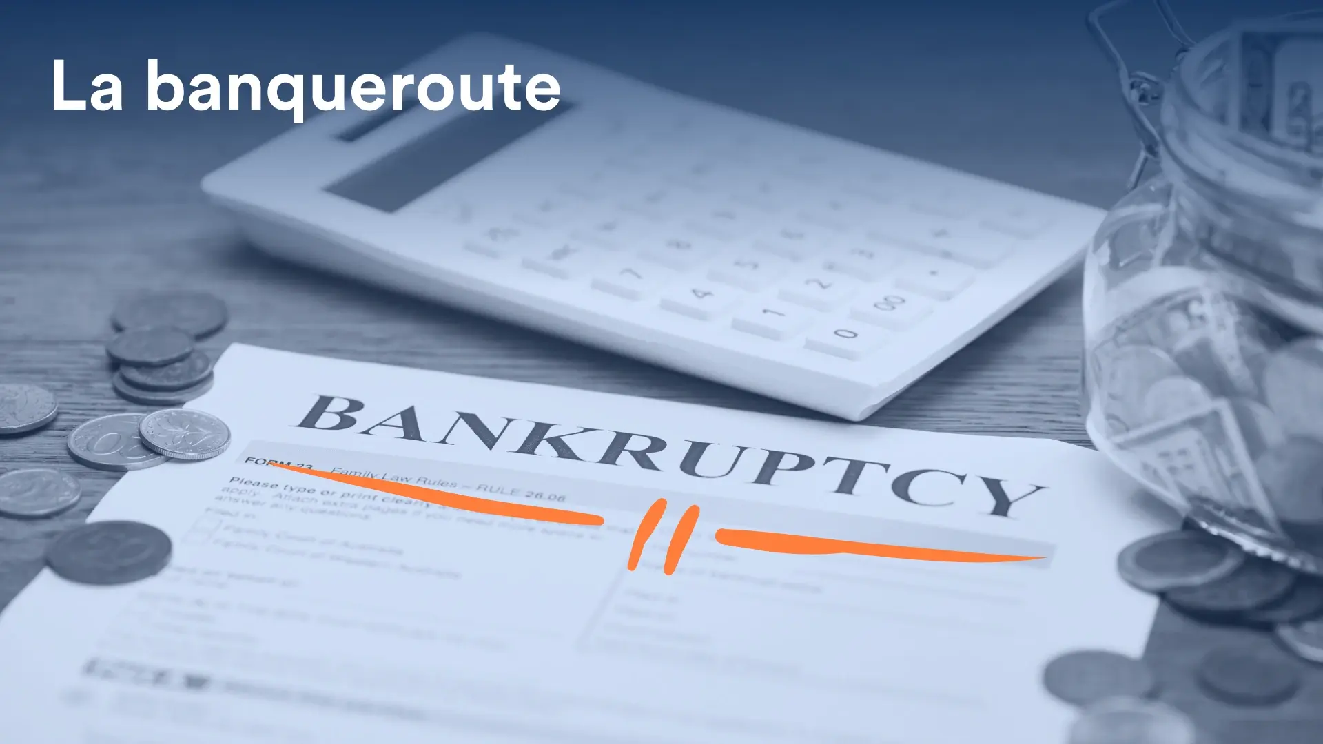 Cover article banqueroute