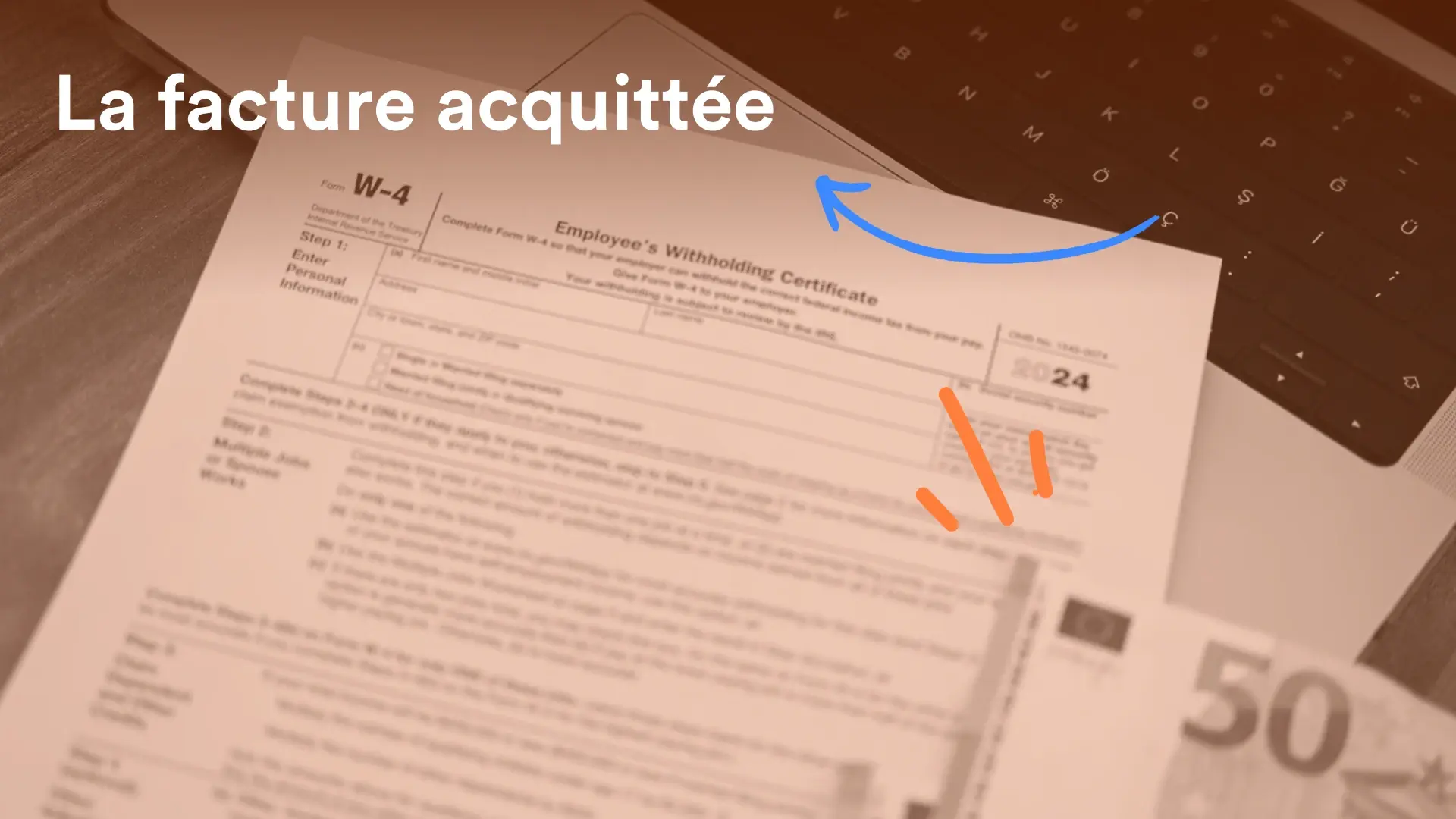 Cover article facture acquittée