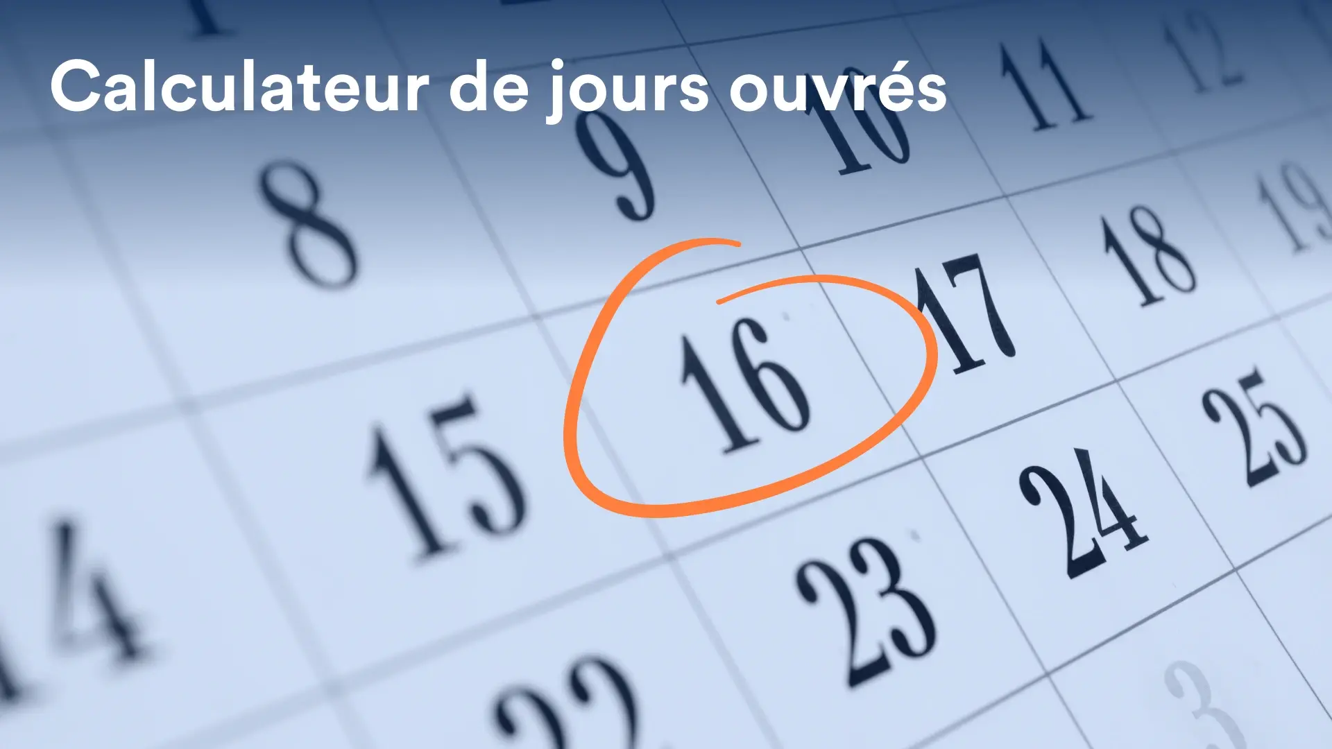 Cover article calculateur jours ouvrés