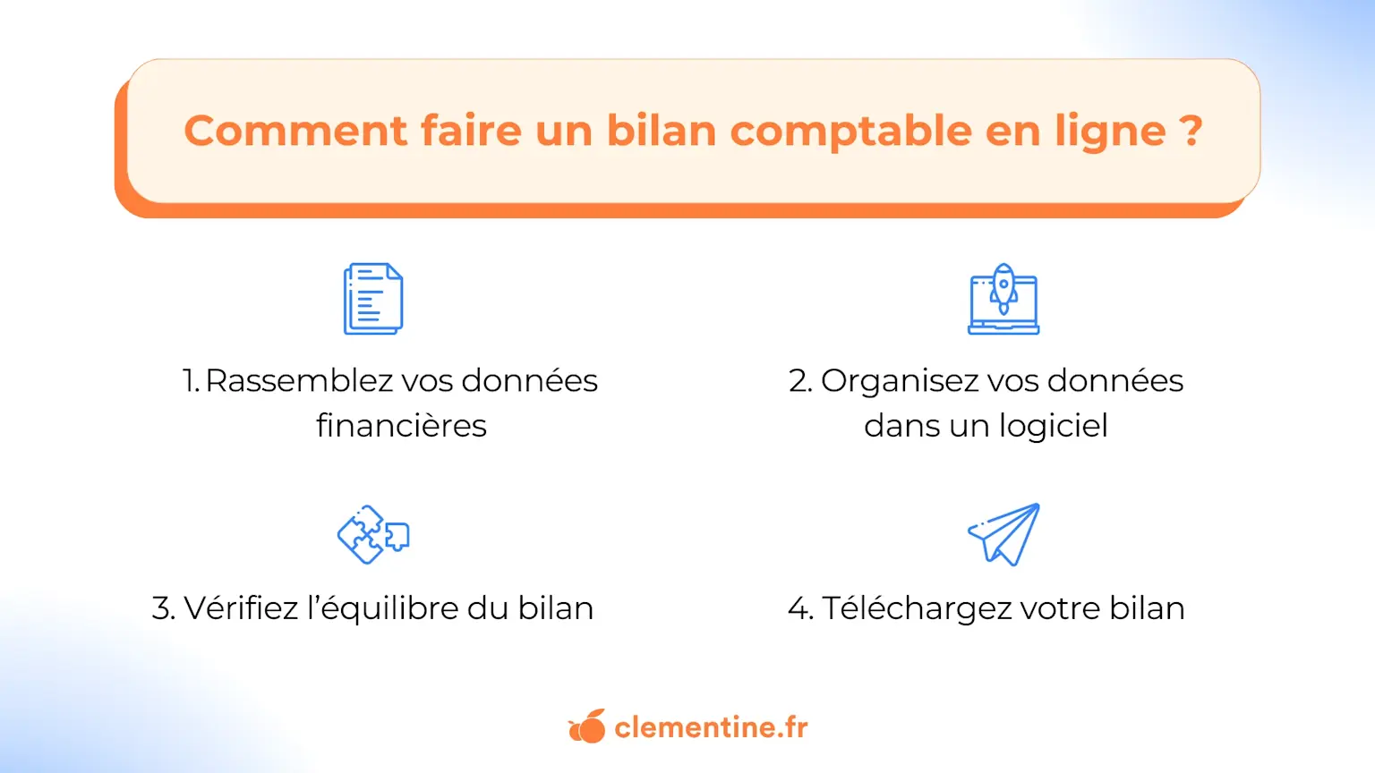 Visuel article Bilan comptable en ligne étapes