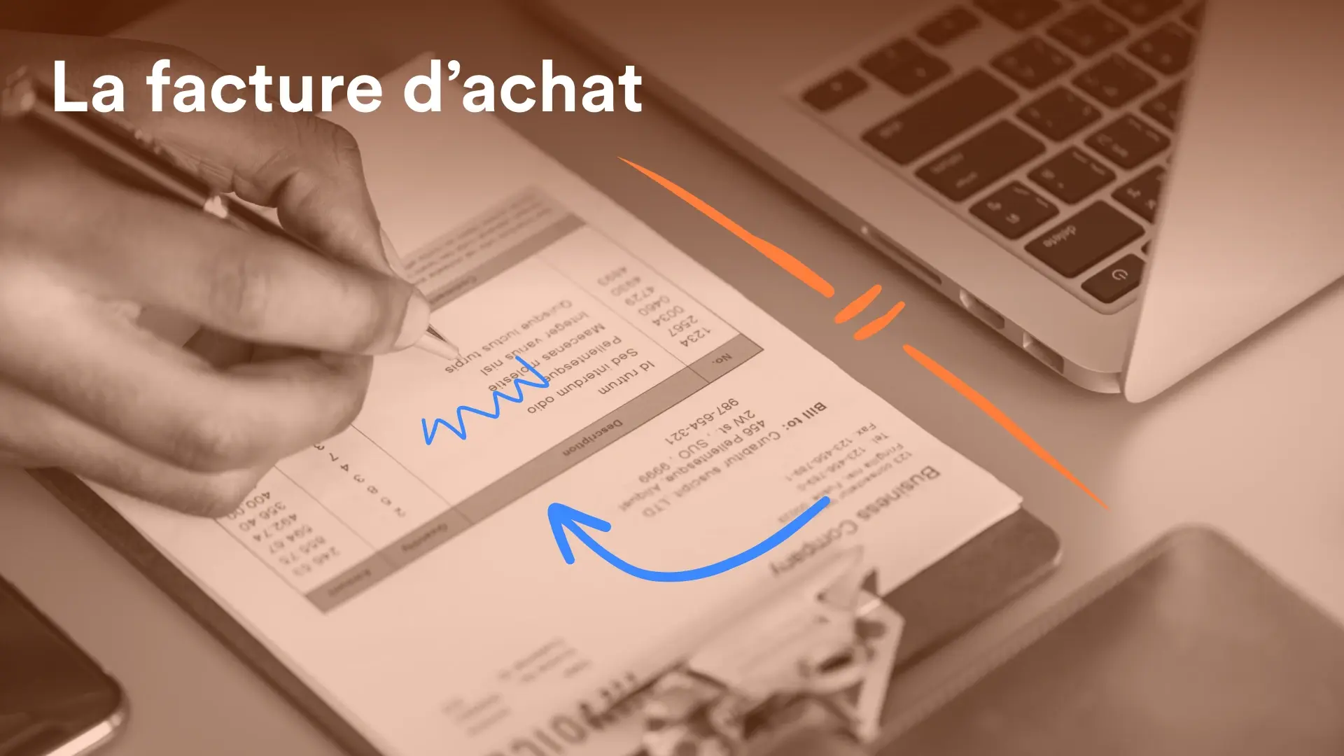 Cover article Facture d'achat