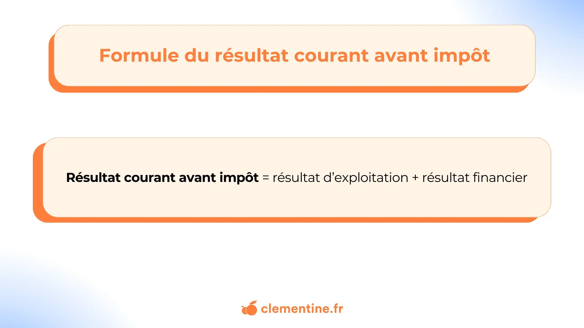 Visuel article résultat courant avant impôt