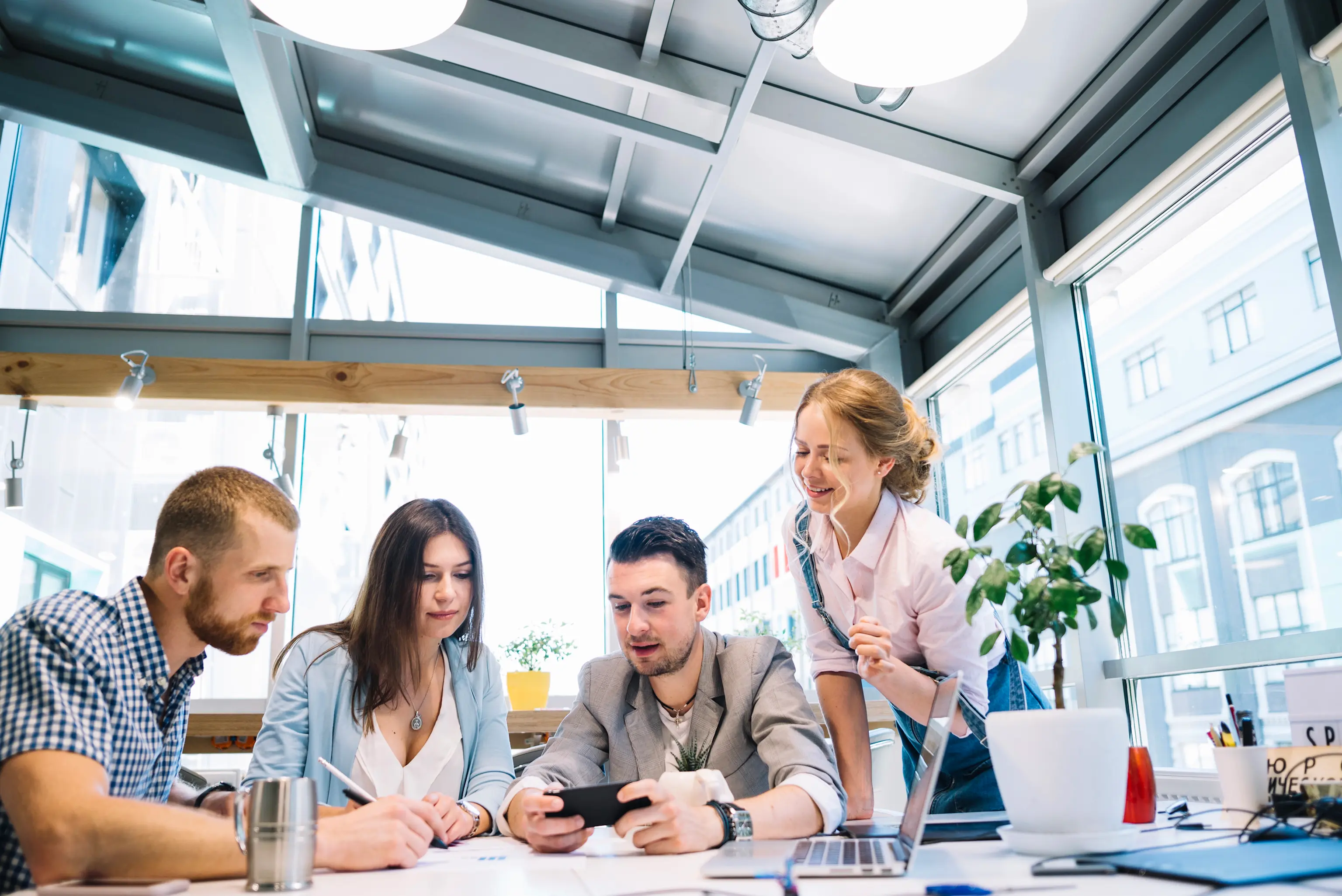 image illustrant une jeune entreprise innovante