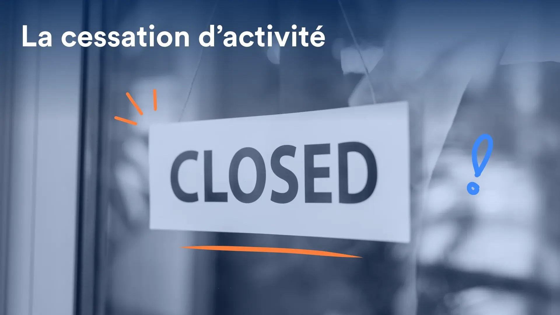 Cover article cessation d'activité