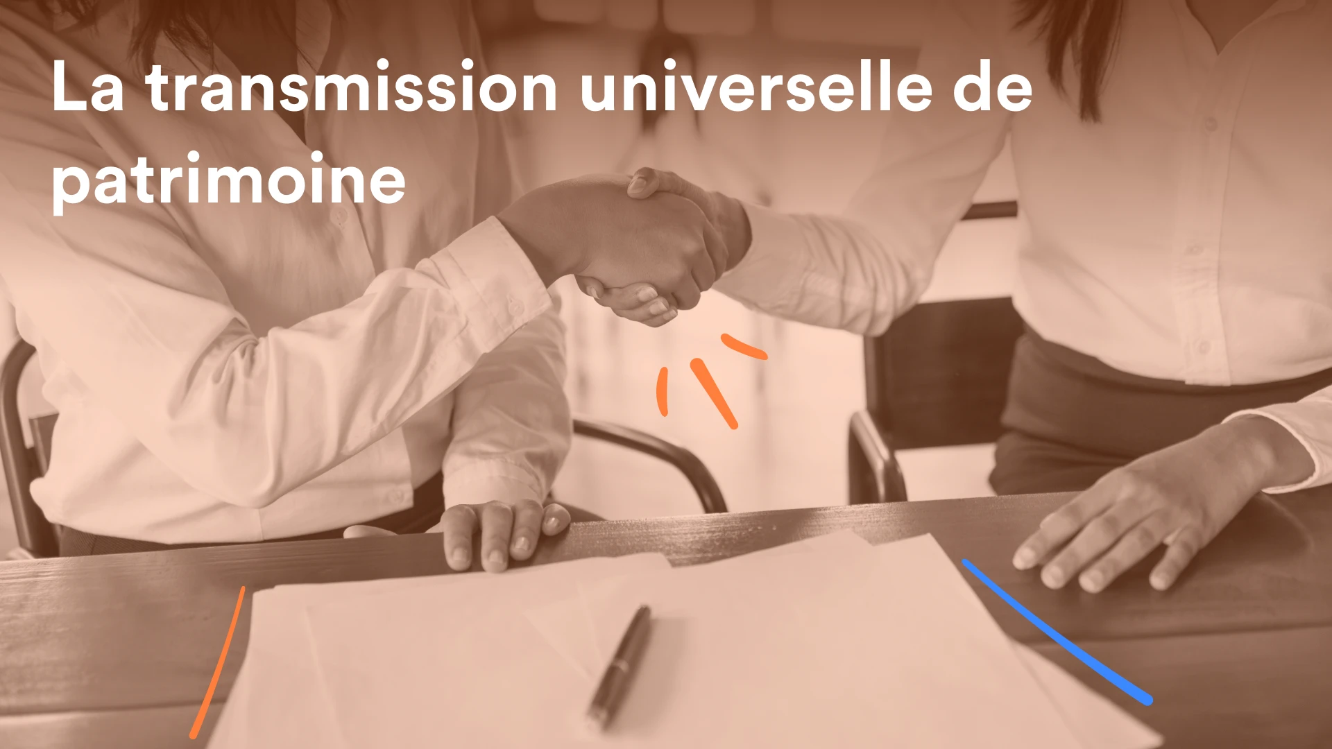 image de couverture de l'article sur la transmission universelle de patrimoine
