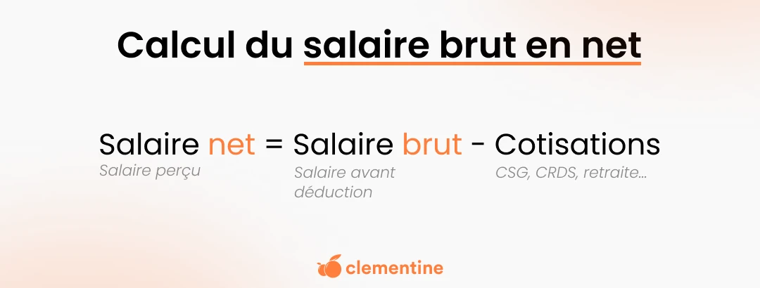 calcul du salaire brut en net