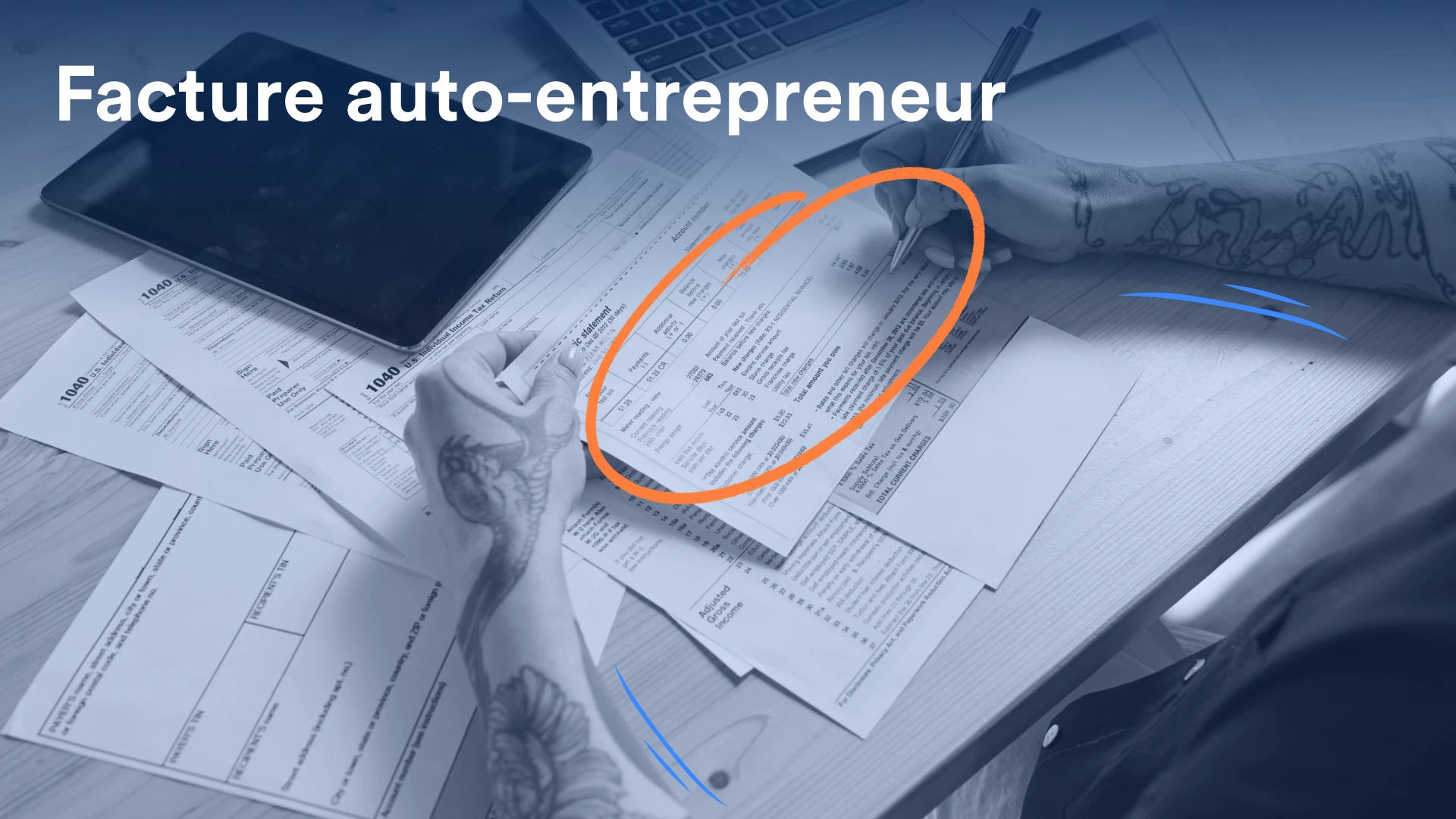Image de couverture de l'article sur les factures d'auto-entrepreneurs