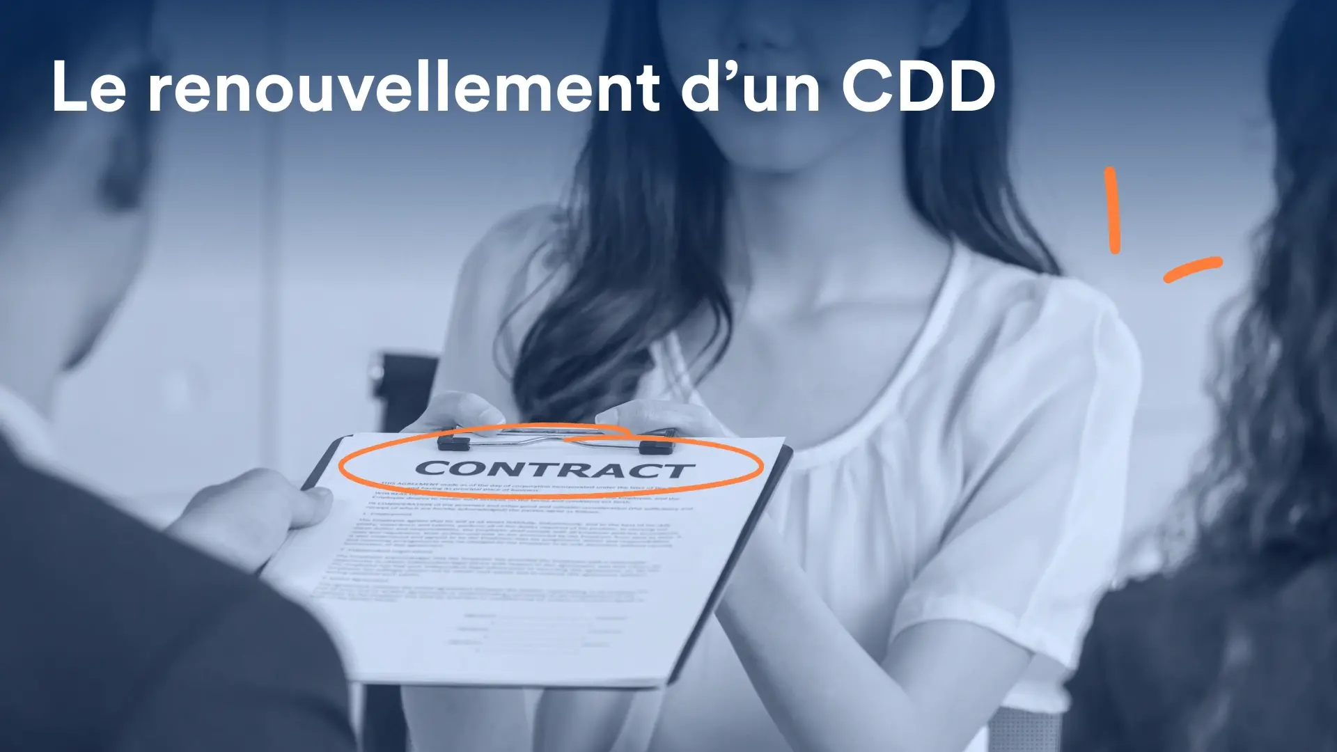 Cover article renouvellement CDD