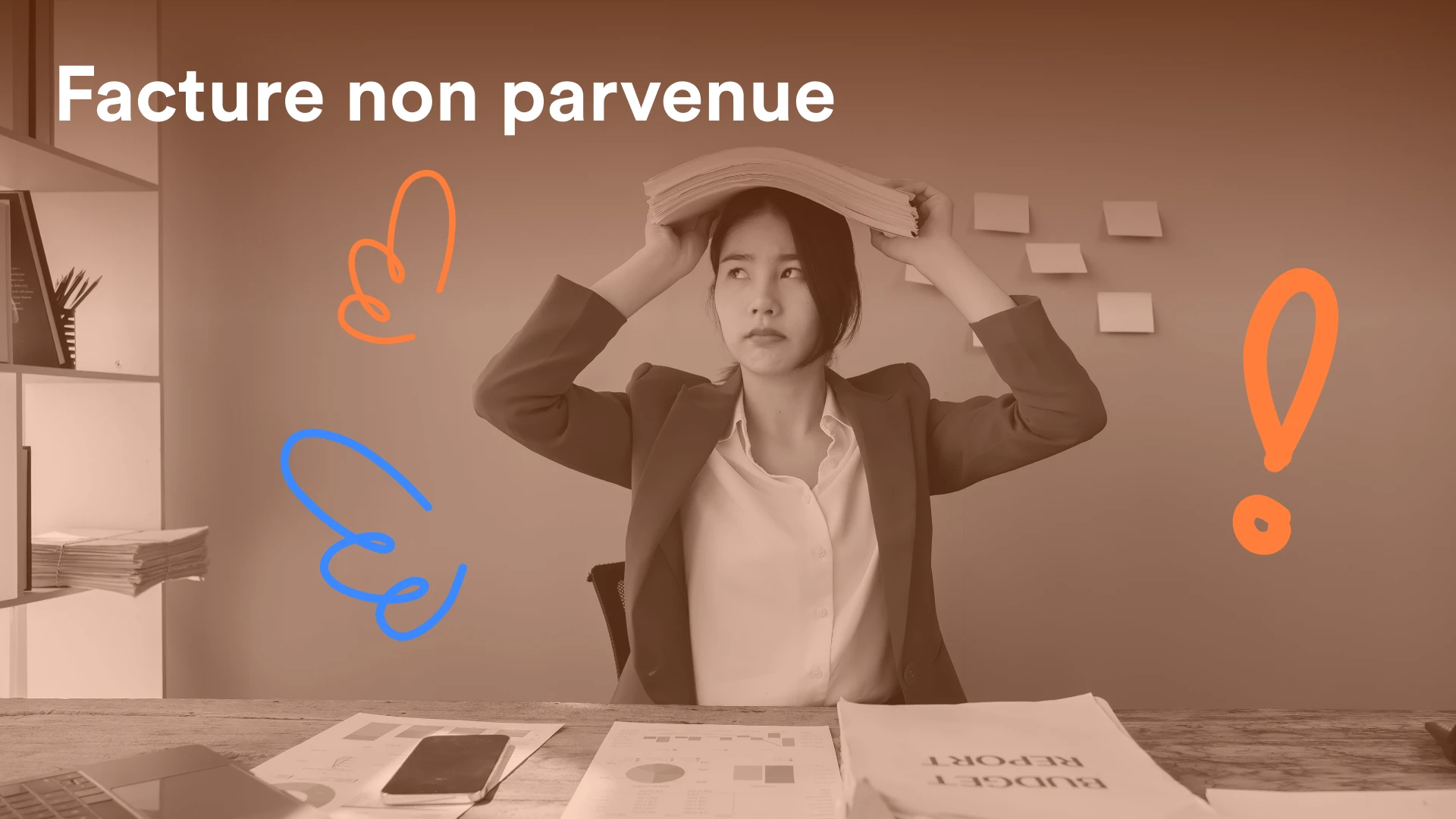 image de couverture sur la facture non parvenue