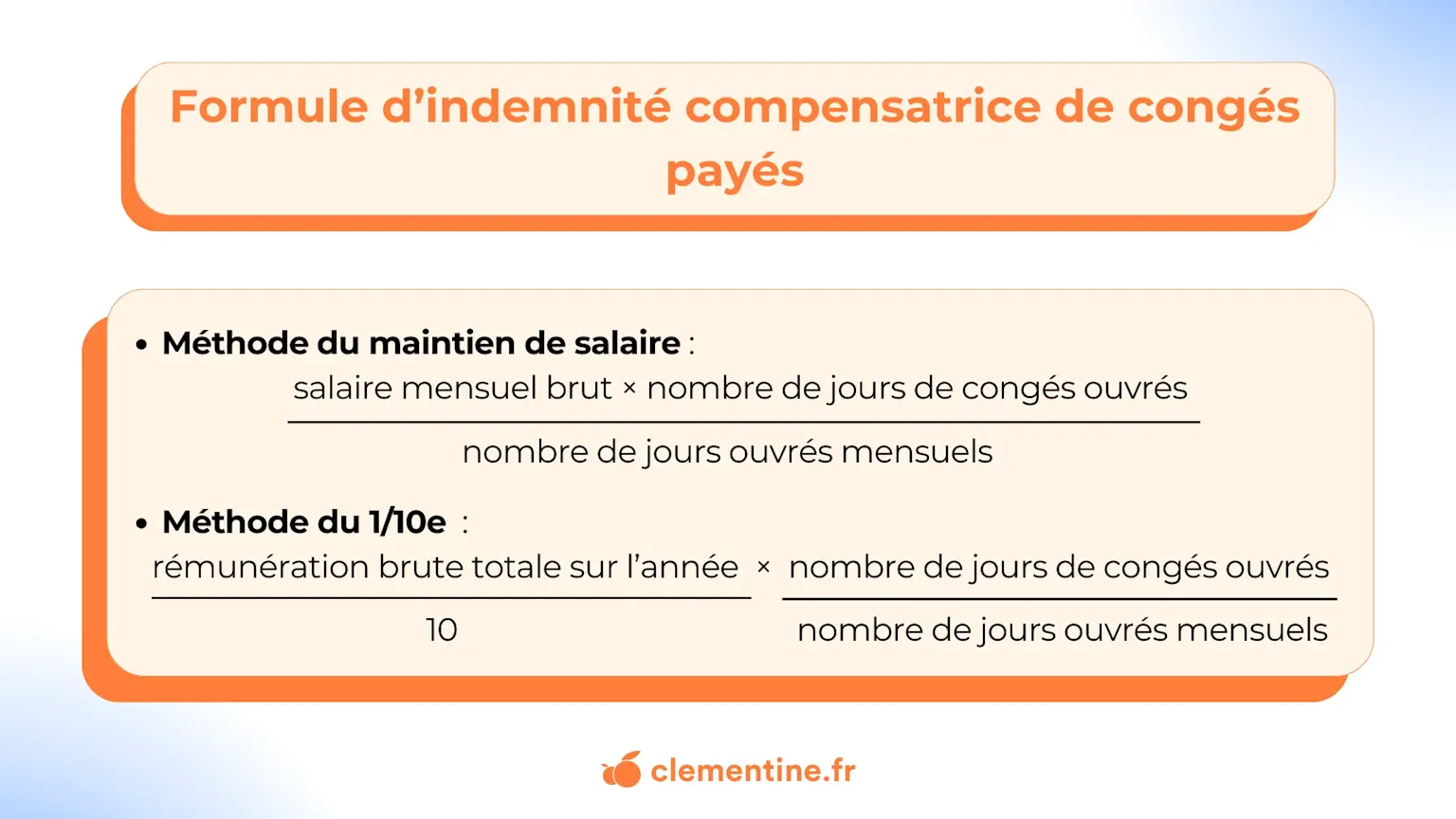 Visuel article simulateur indemnité compensatrice congés payés