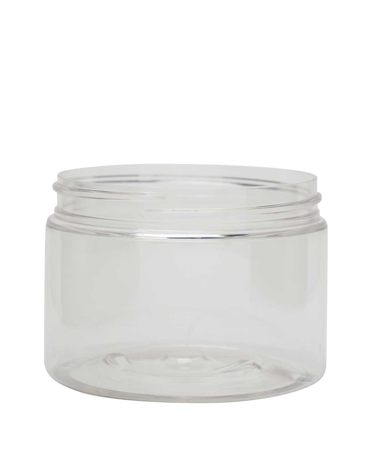 16 oz Clear PET Wide Mouth Jar, 89-400, 39.5 Gram