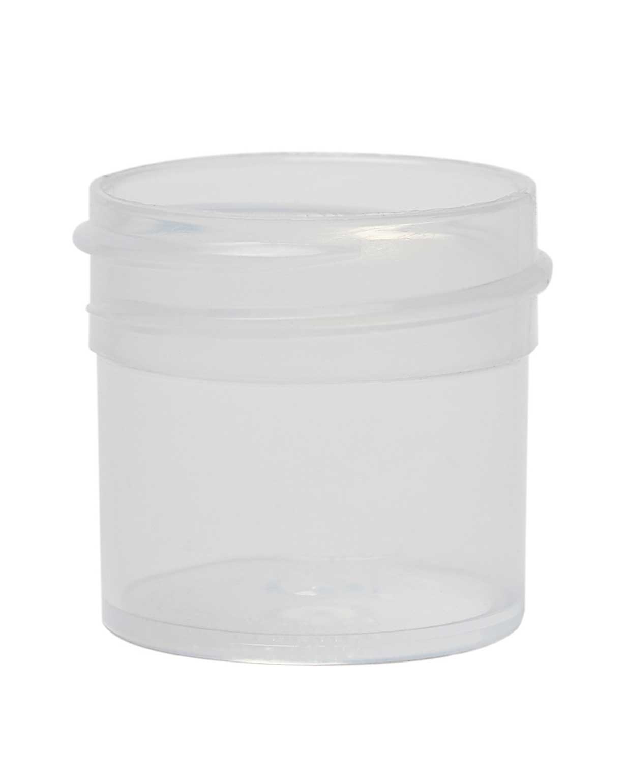 0.25 oz pp natural regular wall jar 33-400